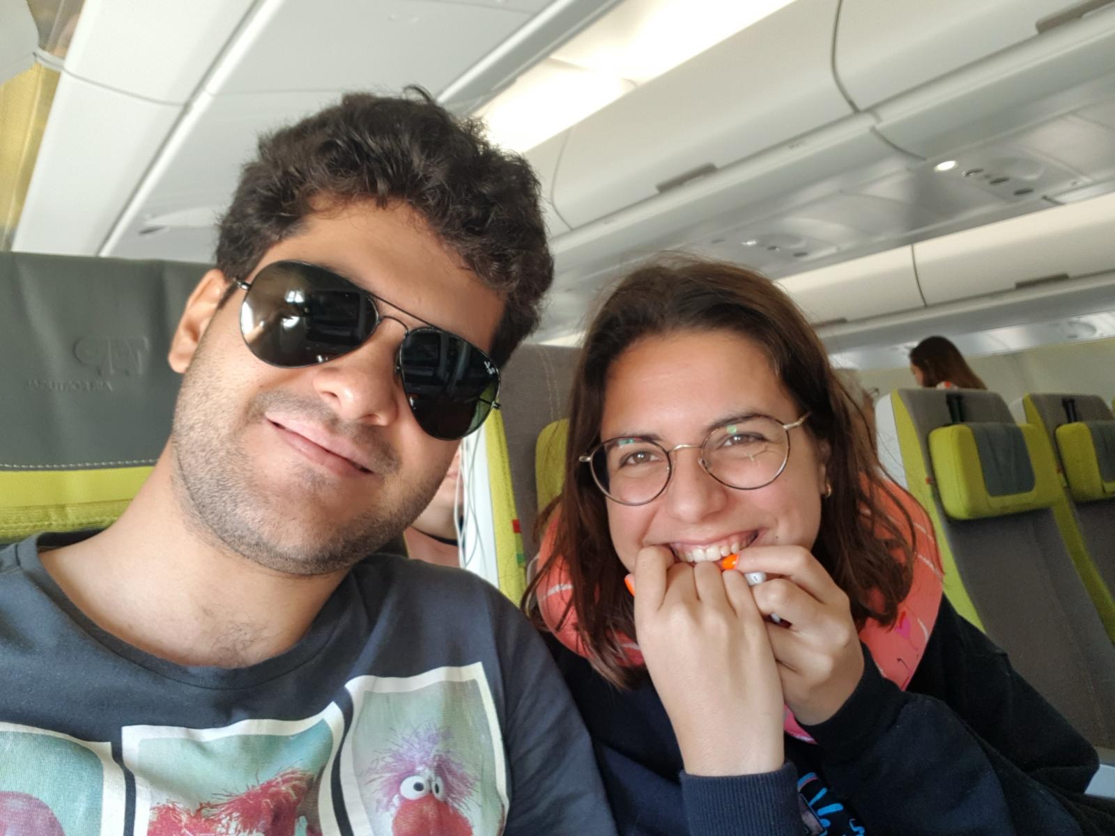Mais um voo, mais uma aventura.